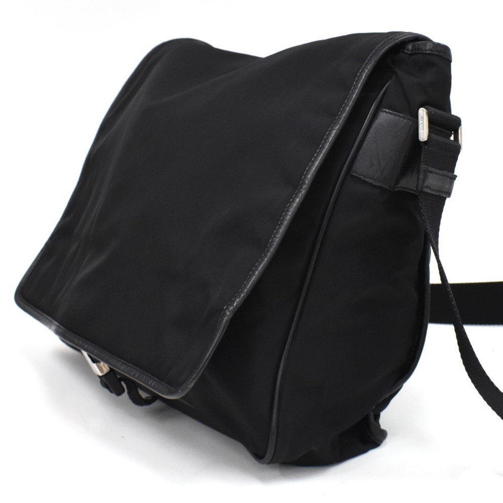 Prada Shoulder Bag Triangular Plate Triangle Nylo… - image 2